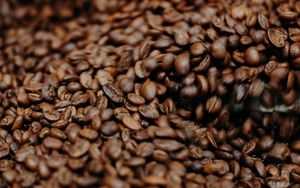 Preview wallpaper coffee, beans, caffeine, blur