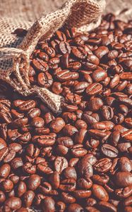 Preview wallpaper coffee beans, coffee, bag