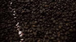 Preview wallpaper coffee beans, coffee, beam