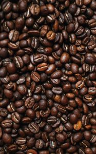 Preview wallpaper coffee beans, coffee, beans, brown, macro