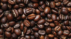 Preview wallpaper coffee beans, coffee, beans, brown, macro