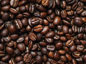 Preview wallpaper coffee beans, coffee, beans, brown, macro