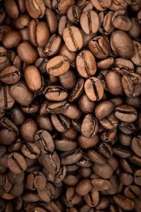 Preview wallpaper coffee beans, coffee, beans, macro