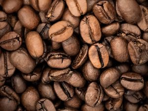 Preview wallpaper coffee beans, coffee, beans, macro