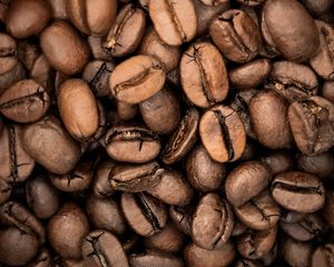 Preview wallpaper coffee beans, coffee, beans, macro