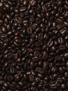 Preview wallpaper coffee beans, coffee, beans, brown, dark