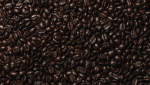 Preview wallpaper coffee beans, coffee, beans, brown, dark