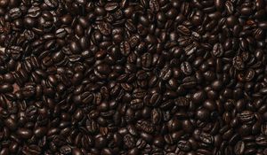 Preview wallpaper coffee beans, coffee, beans, brown, dark