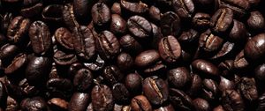 Preview wallpaper coffee beans, coffee, beans, brown, dark, macro