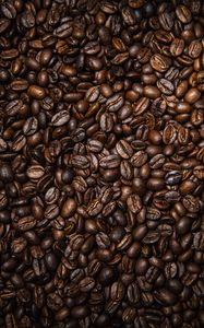 Preview wallpaper coffee beans, coffee, beans, brown, texture