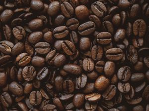 Preview wallpaper coffee beans, coffee, beans, brown, roasting