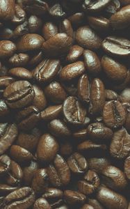 Preview wallpaper coffee beans, coffee, brown, macro