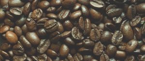 Preview wallpaper coffee beans, coffee, brown, macro