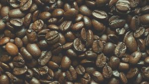 Preview wallpaper coffee beans, coffee, brown, macro