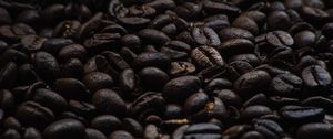 Preview wallpaper coffee beans, coffee, brown, dark, beans