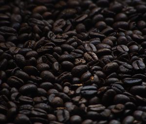 Preview wallpaper coffee beans, coffee, brown, dark, beans