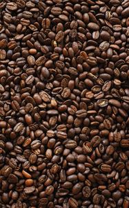 Preview wallpaper coffee beans, coffee, brown, macro, beans