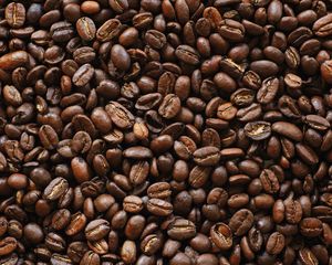 Preview wallpaper coffee beans, coffee, brown, macro, beans