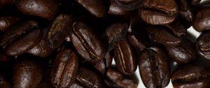 Preview wallpaper coffee beans, coffee, brown, macro, beans, dark