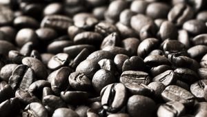 Preview wallpaper coffee beans, coffee, brown, dark