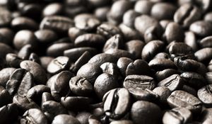 Preview wallpaper coffee beans, coffee, brown, dark