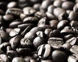 Preview wallpaper coffee beans, coffee, brown, dark