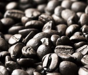 Preview wallpaper coffee beans, coffee, brown, dark