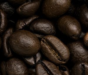 Preview wallpaper coffee beans, coffee, close-up