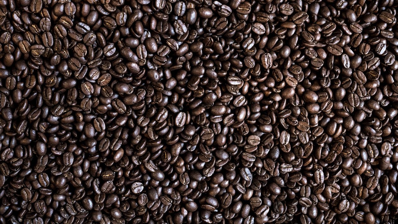Wallpaper coffee beans, coffee, fried, whole