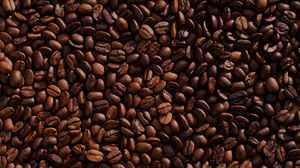 Preview wallpaper coffee beans, coffee, fried, brown