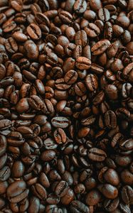 Preview wallpaper coffee beans, coffee, macro, brown