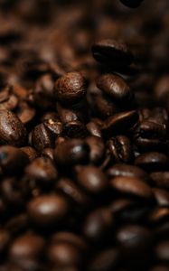 Preview wallpaper coffee beans, coffee, macro, brown, beans