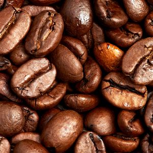 Preview wallpaper coffee beans, coffee, macro, grains, brown
