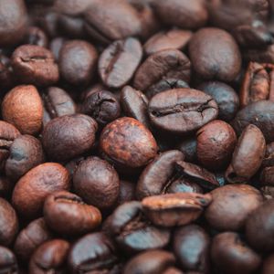 Preview wallpaper coffee beans, coffee, roasted, macro