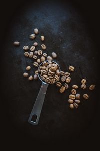 Preview wallpaper coffee beans, coffee, spoon