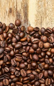 Preview wallpaper coffee beans, coffee, surface