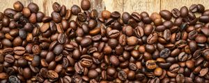Preview wallpaper coffee beans, coffee, surface