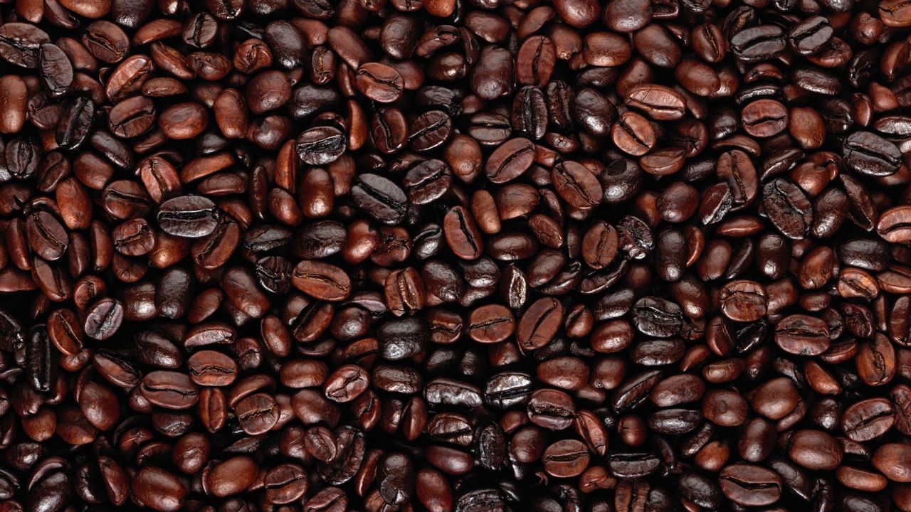 Wallpaper coffee beans, food, surface