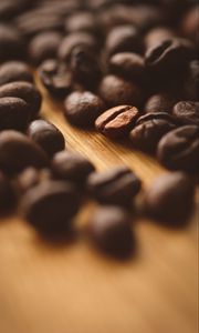 Preview wallpaper coffee, beans, macro, blur