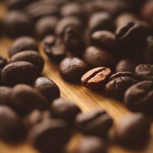 Preview wallpaper coffee, beans, macro, blur