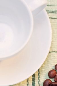 Preview wallpaper coffee beans, plate, food