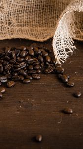 Preview wallpaper coffee, beans, surface, brown