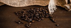 Preview wallpaper coffee, beans, surface, brown