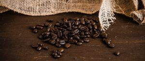 Preview wallpaper coffee, beans, surface, brown