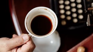 Preview wallpaper coffee, black coffee, cup, drink, hand