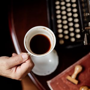 Preview wallpaper coffee, black coffee, cup, drink, hand