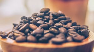 Preview wallpaper coffee, caffeine, beans, blur