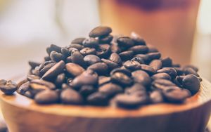 Preview wallpaper coffee, caffeine, beans, blur