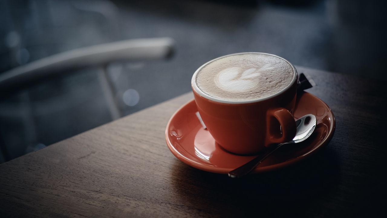 Wallpaper coffee, cappuccino, cup, foam