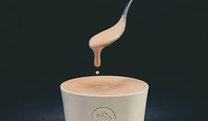 Preview wallpaper coffee, cappuccino, cup, spoon, foam
